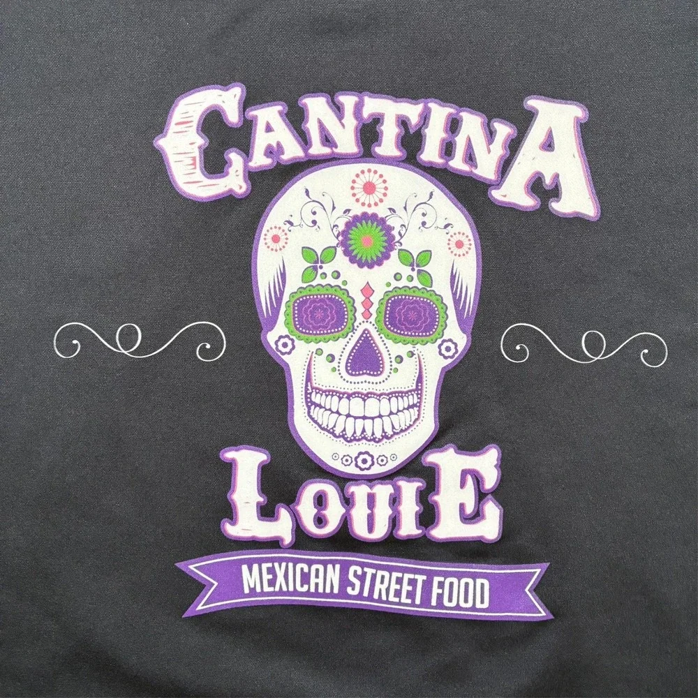 Sport Tek Hoodie Mens Size‎ XL Black Cantina Louie Graphic Pullover Sweatshirt
